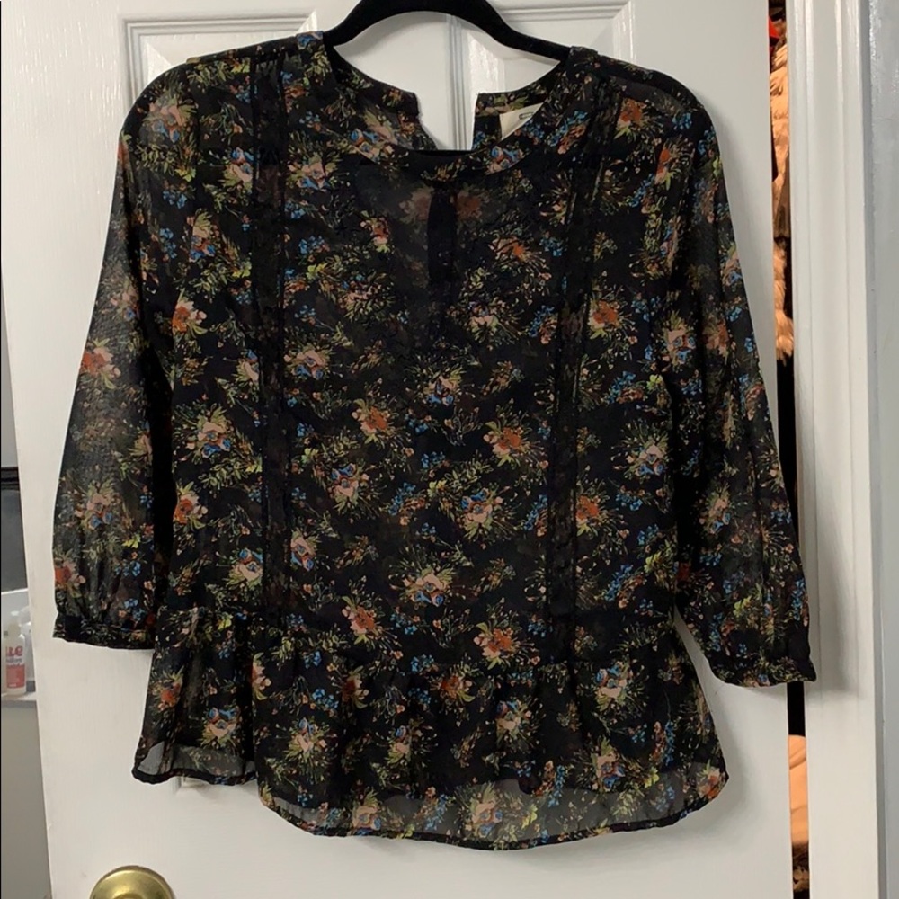 Pins and Needles floral blouse